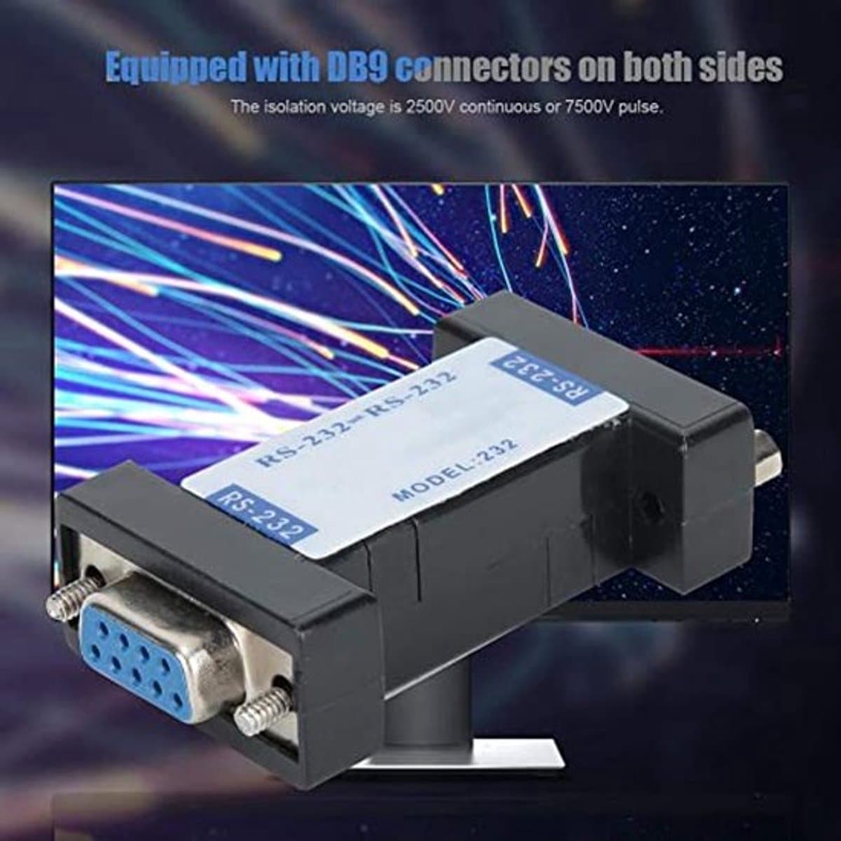 RS232 naar RS232 seriële poorten optische isolator DB9 RS232 geïsoleerde interface-adapter