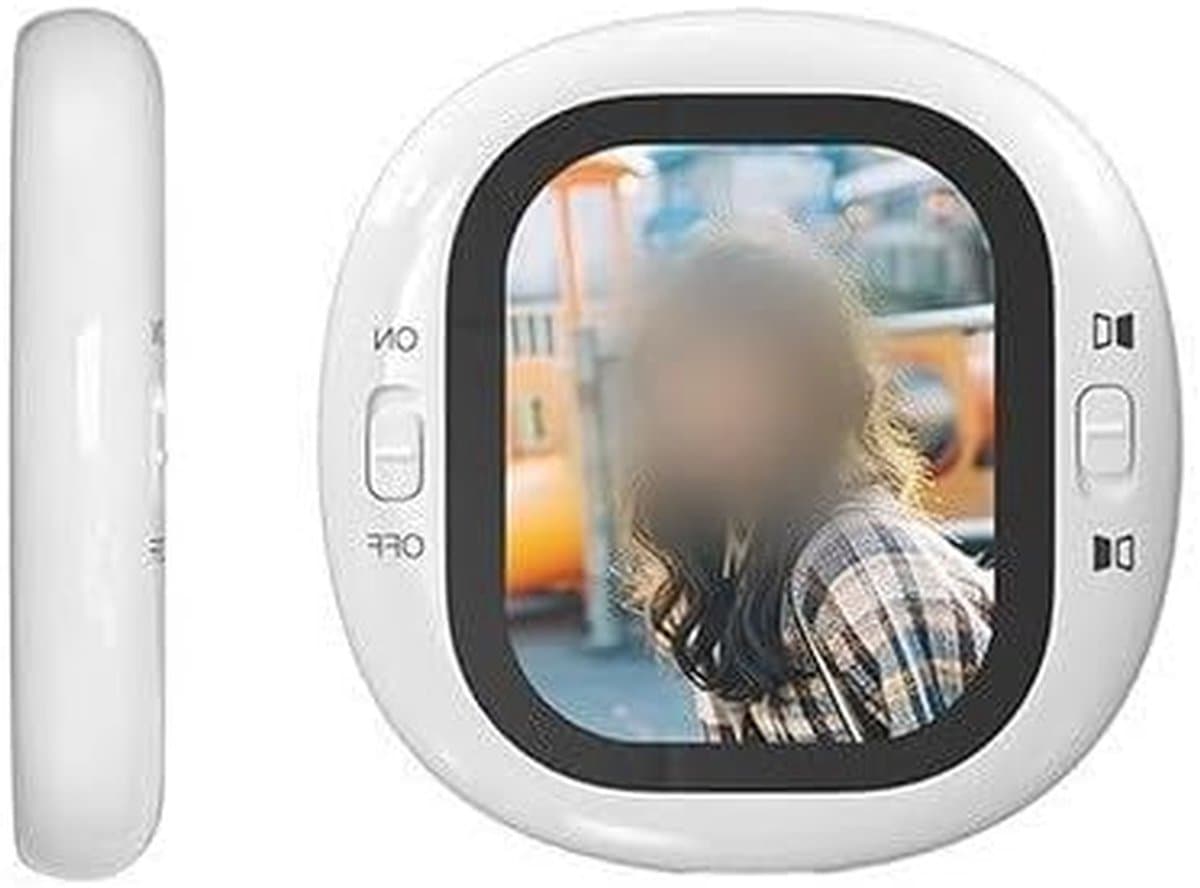 Selfie Monitor - Vlog Camera Viewer - Content Creatie - Compact Magnetisch Scherm - 2.1 Inch - Wit