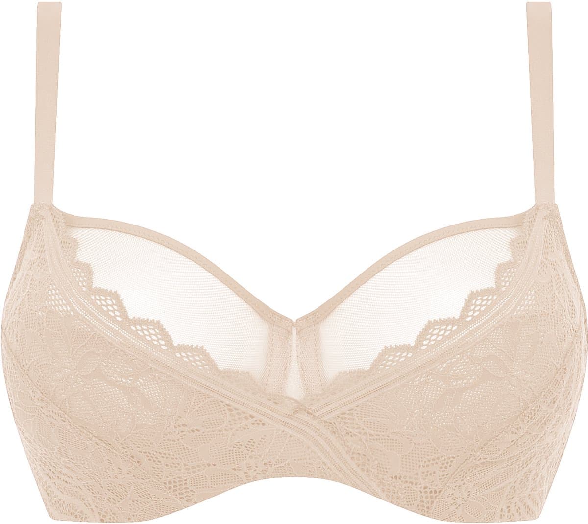 Chantelle - Floral Touch - Heel bedekkende beugelbh - Soft Feel - GOLDEN BEIGE