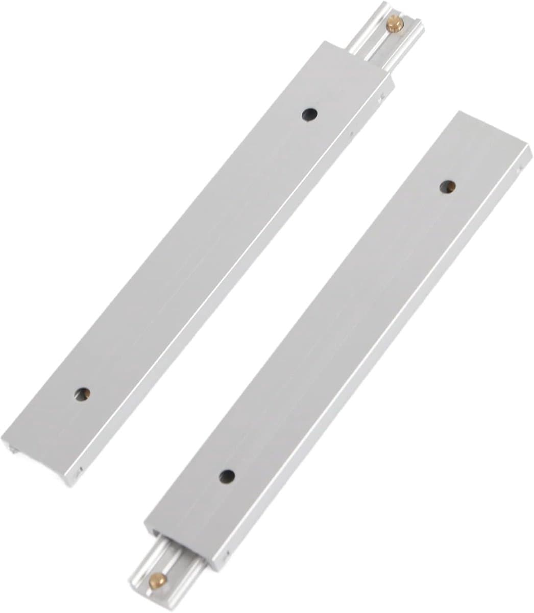 2 stuks geleiders 16 mm brede mini-aluminiumlegering gladde geleider voor ladekast (100 mm)