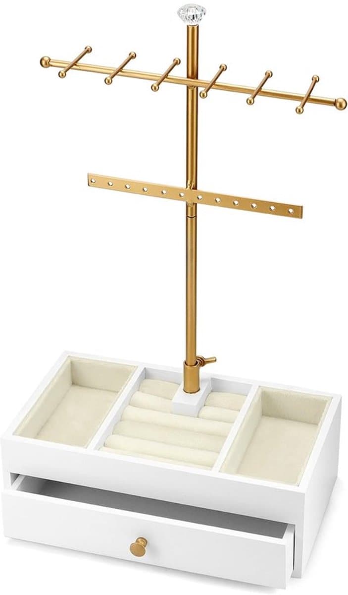 Sieradenhouder met lade - White - Store_9