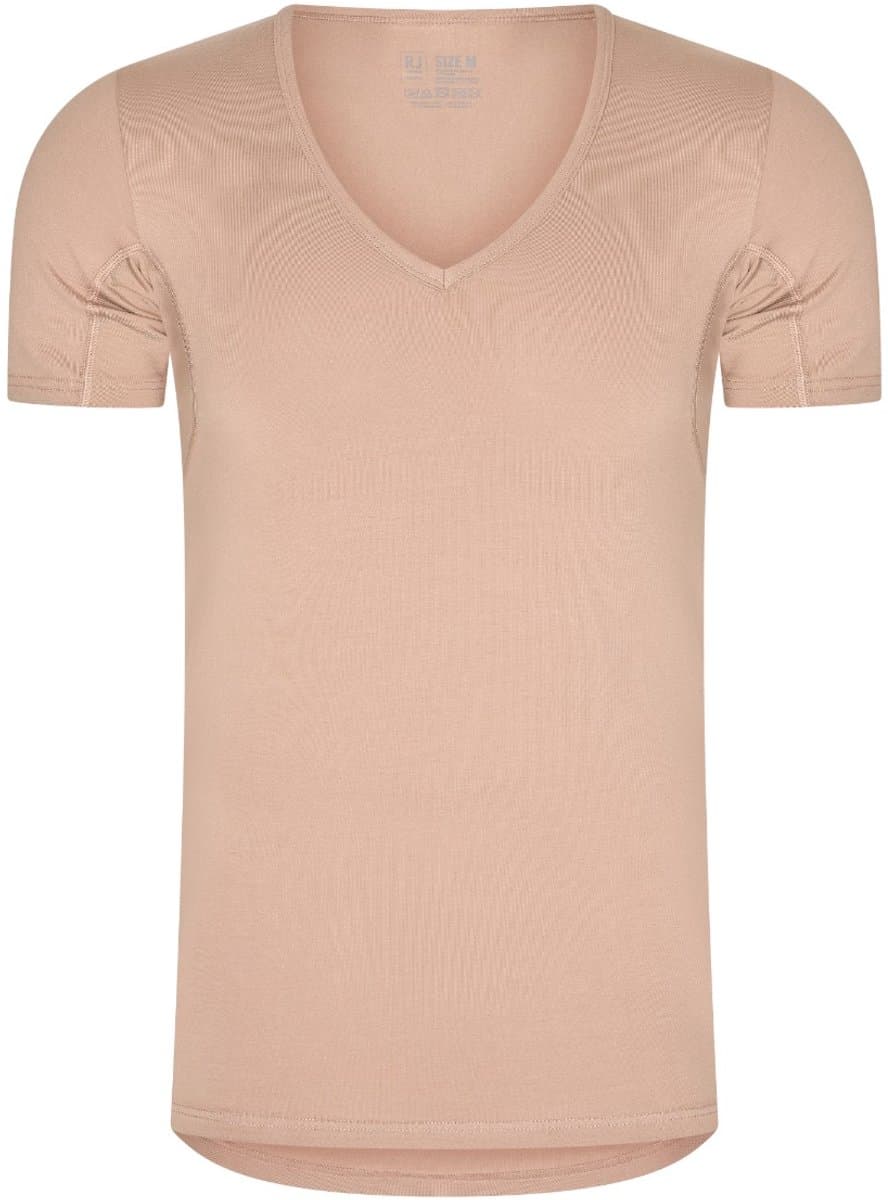 RJ Sweatproof SF Bergen Heren T-Shirt Deep-V Natural S