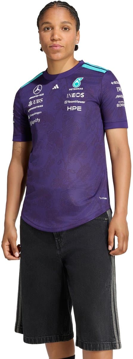 Adidas Performance Mercedes Amg Petronas Formula 1 Team Vanda Bloom Coureursshirt - Dames - Paars
