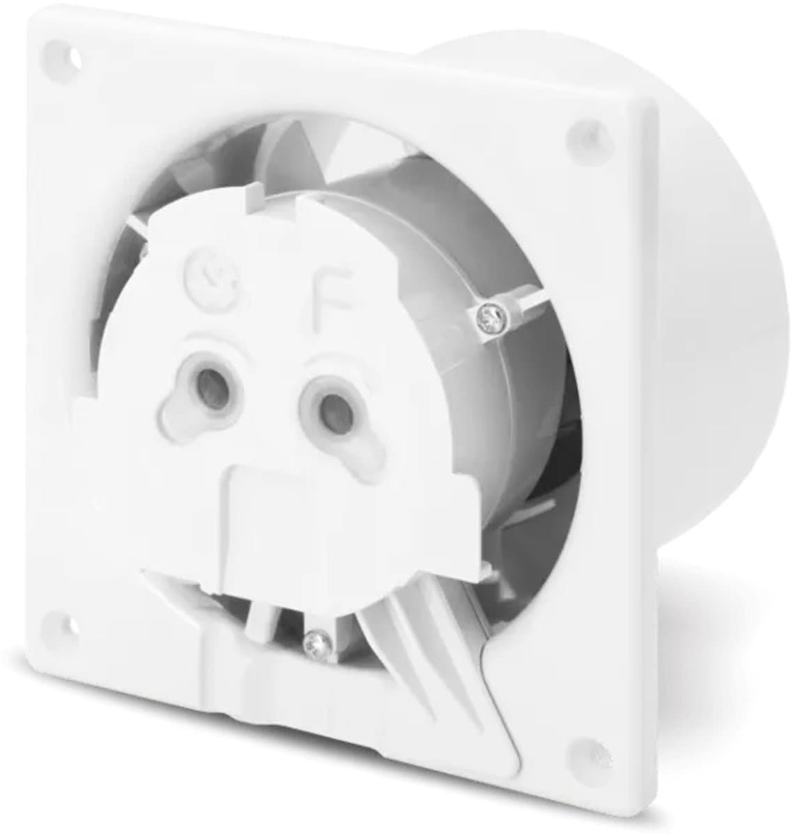 Awenta DRIM 125 DTS - Wand- en plafondventilator - Badkamer- en toiletventilator - Met vertraagde start - Wit