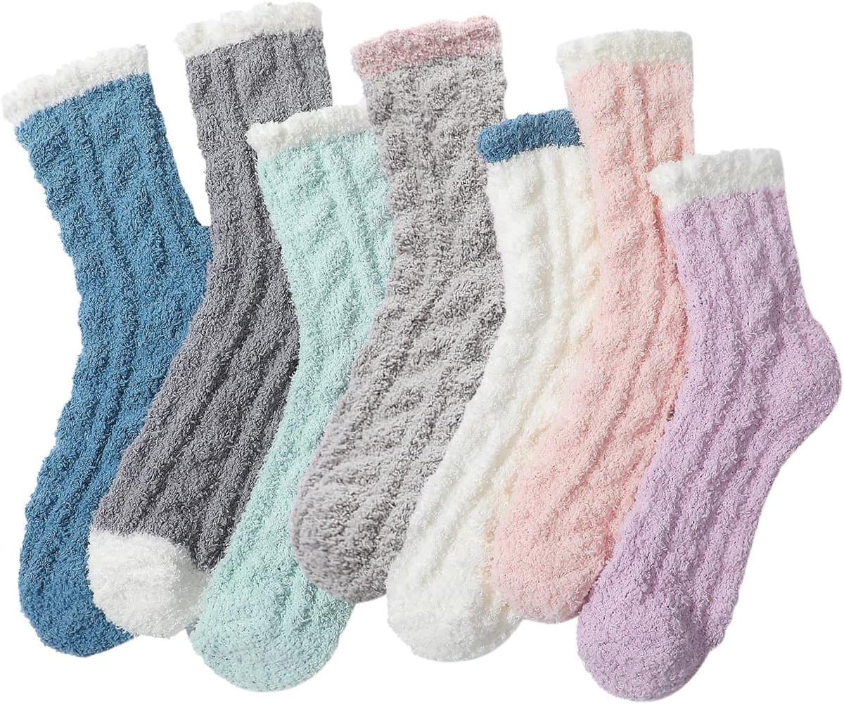 Herensokken - Sneakersokken pantoffelsokken - Dagelijks comfort - Zachte microvezel - 7 paar - Multicolor