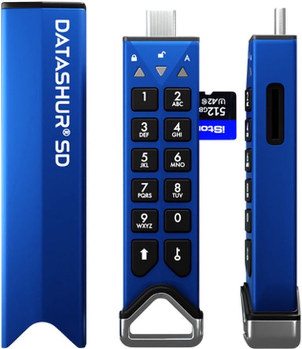 iStorage datAhsur SD flashdrive (module) - Single Pack - inclusief iStorage 32GB MicroSD Card