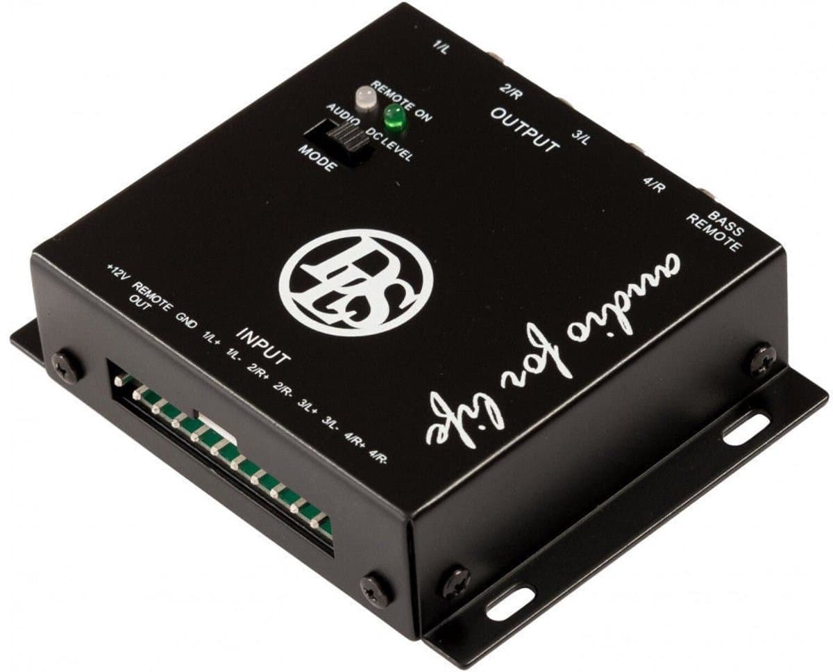 DLS High Level Converter v.2 HLC4.2 4-Kanaals Converter - voor Headunit naar Low-Level Signaal Auto Audio