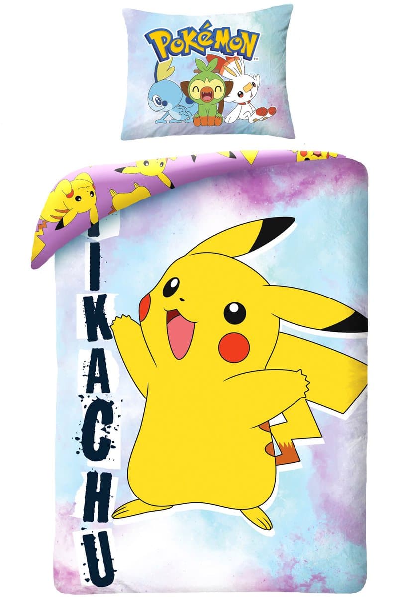 Pokémon Dekbedovertrek Legend - Eenpersoons - 140 x 200 cm - Katoen