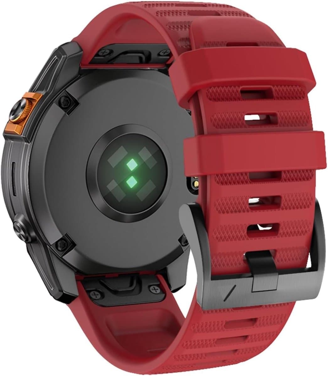 Horlogeband - Smartwatch band - Dagelijks gebruik - Snelle bevestiging - 22 mm - Zwart