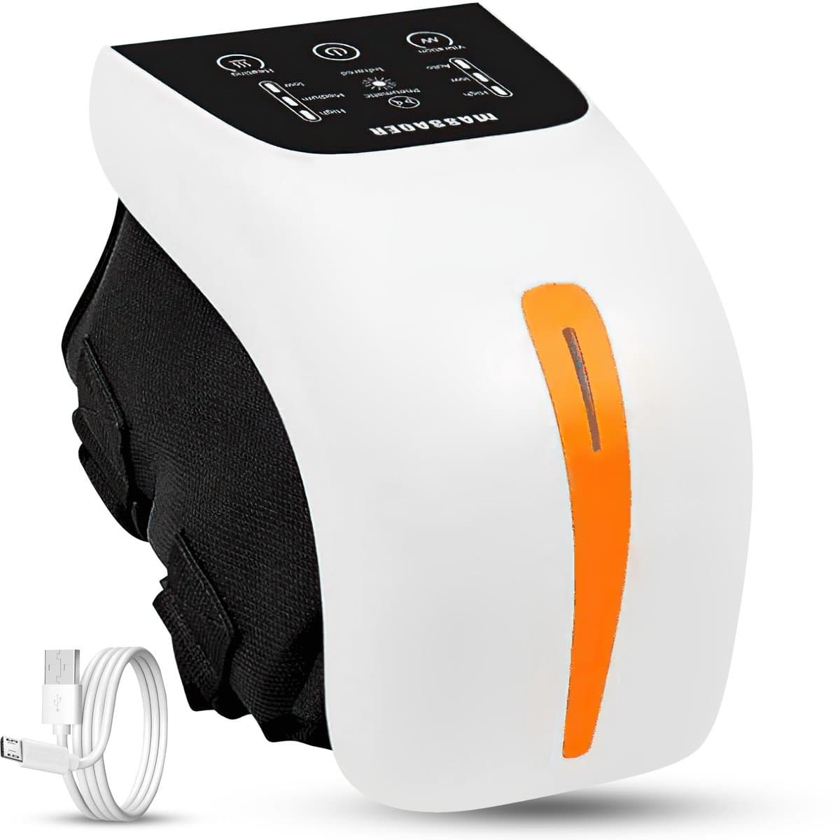 Luxari - Knie Massage Apparaat - Knie Massage - Geschikt voor Knie, Schouder & Ellebogen Massage - Infrarood - 2 Vibratie & Warmte Standen - Massage Apparaat