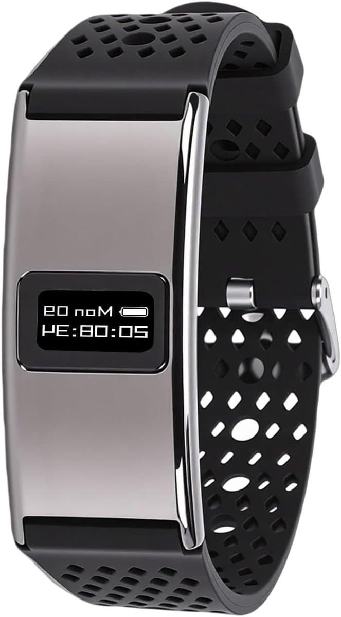Slimme Armband - Fitness Tracker - Gezondheid Monitoren - Ultraslank Design - 2.8 mm dik - Zwart