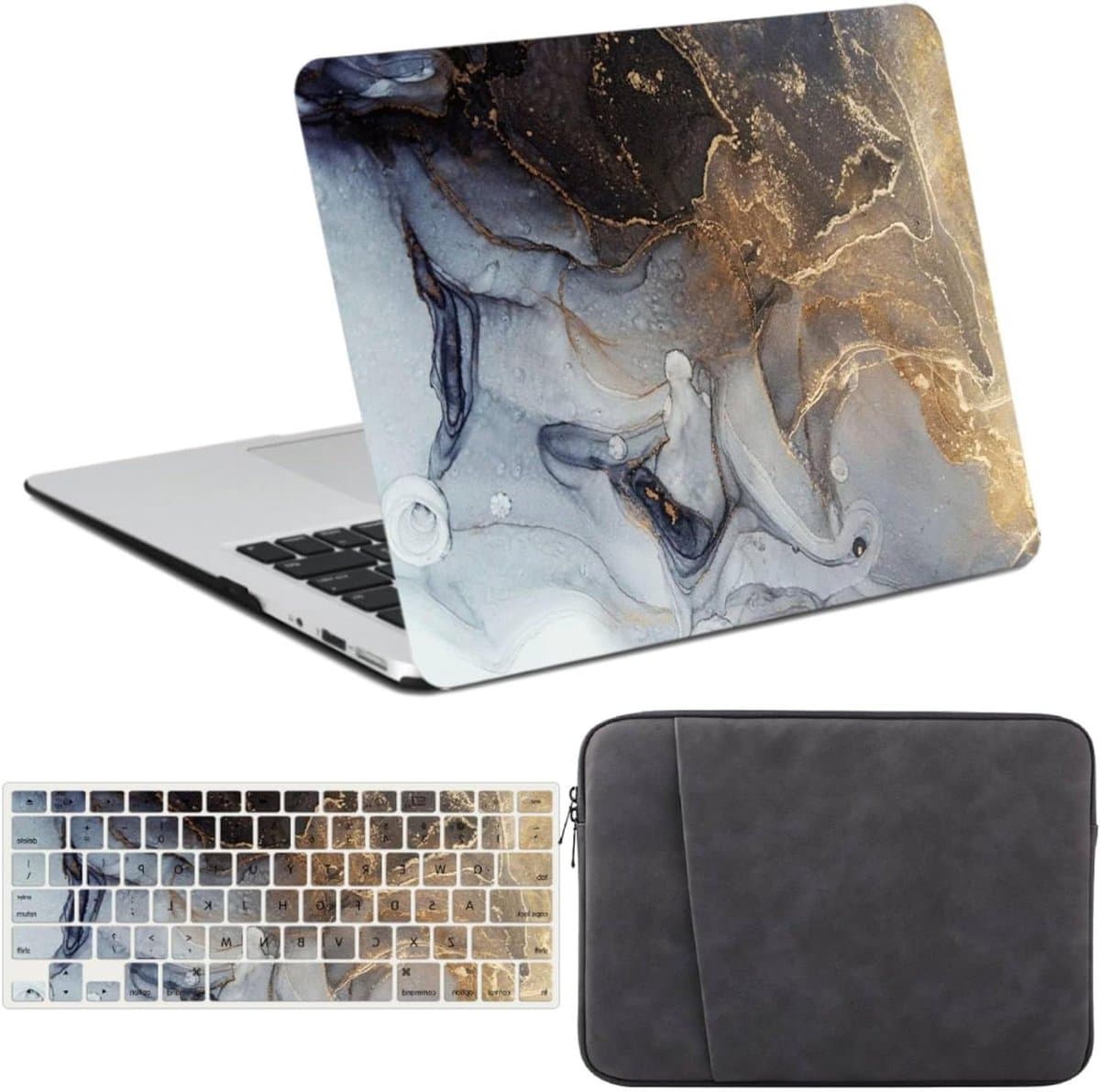 Beschermhoes MacBook Pro 13 - Laptop Cover Huls - Dagelijks Gebruik - 2-Delig Snap-On Ontwerp