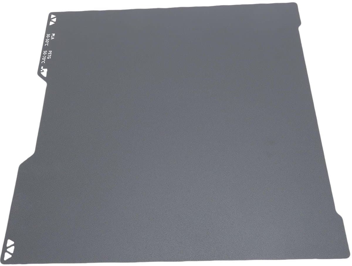 Dailygoods- Bouwplaat Dubbelzijdig - 3D Printer Bedplaat - Compatibel met PLA/PETG - Temperatuurcompatibiliteit tot 75 °C - Elastische Vervorming - Robuuste Epoxideharscoating - 3D-printer Bed