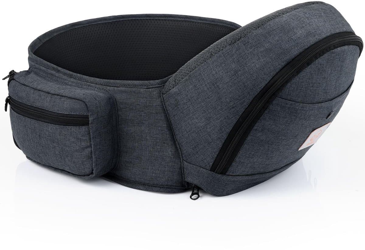 Dailygoods- Heupdrager Ergonomisch Ontwerp - Heupzitje - Baby Drager - Opbergruimte - Natuurlijke Zithouding - Geschikt voor 0-36 maanden - Babydrager