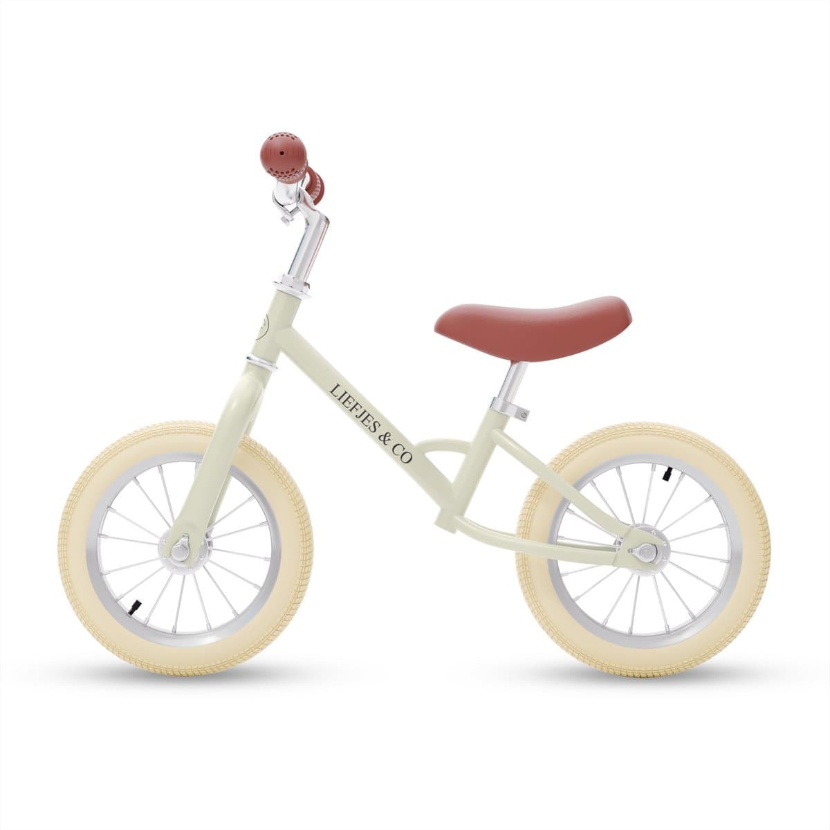Liefjes & Co loopfiets - 12 Inch - Vanille Beige - 2-4 jaar