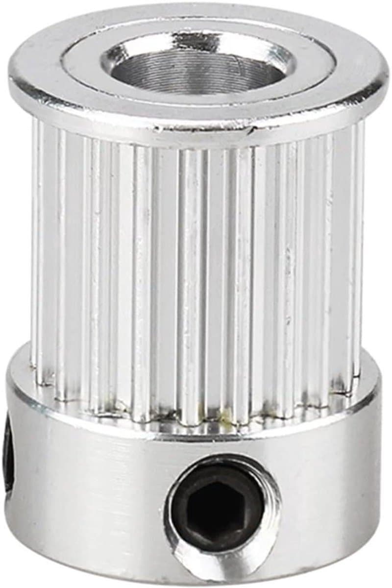 Timing Katrol GT2 - Tandwiel Poelie - 3D Printer Onderdelen - Aluminiumlegering Duurzaam - 10mm Breedte - Zilver