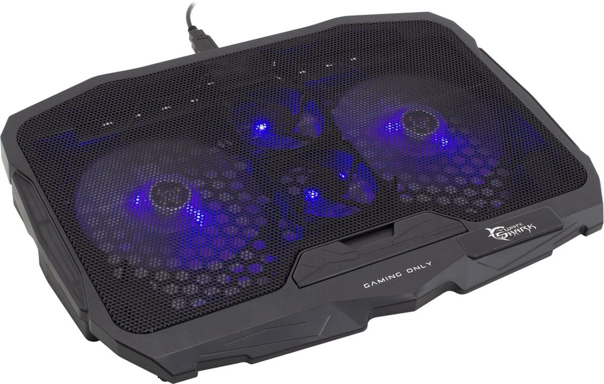 White Shark - ICE WARRIOR - Gaming Laptop Cooler - LED - tot 17.3 inch