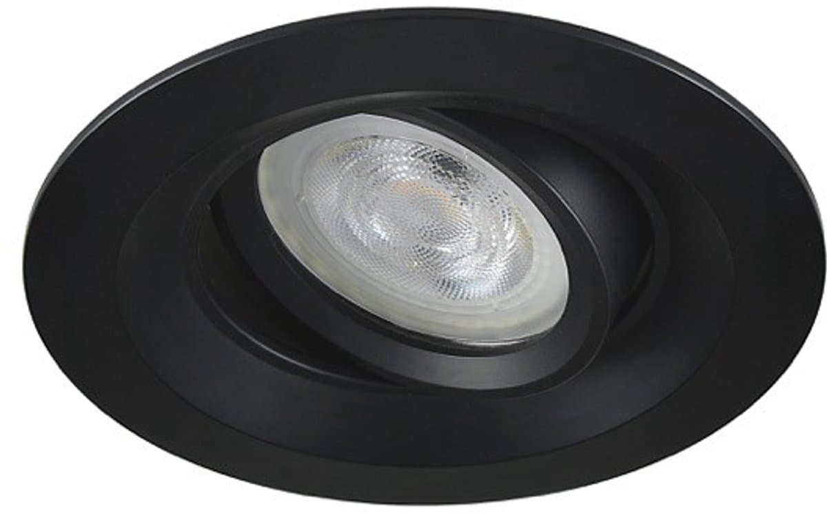 LED inbouwspot Denis -Rond Chrome -Sceneswitch -Dimbaar -5W -Philips LED