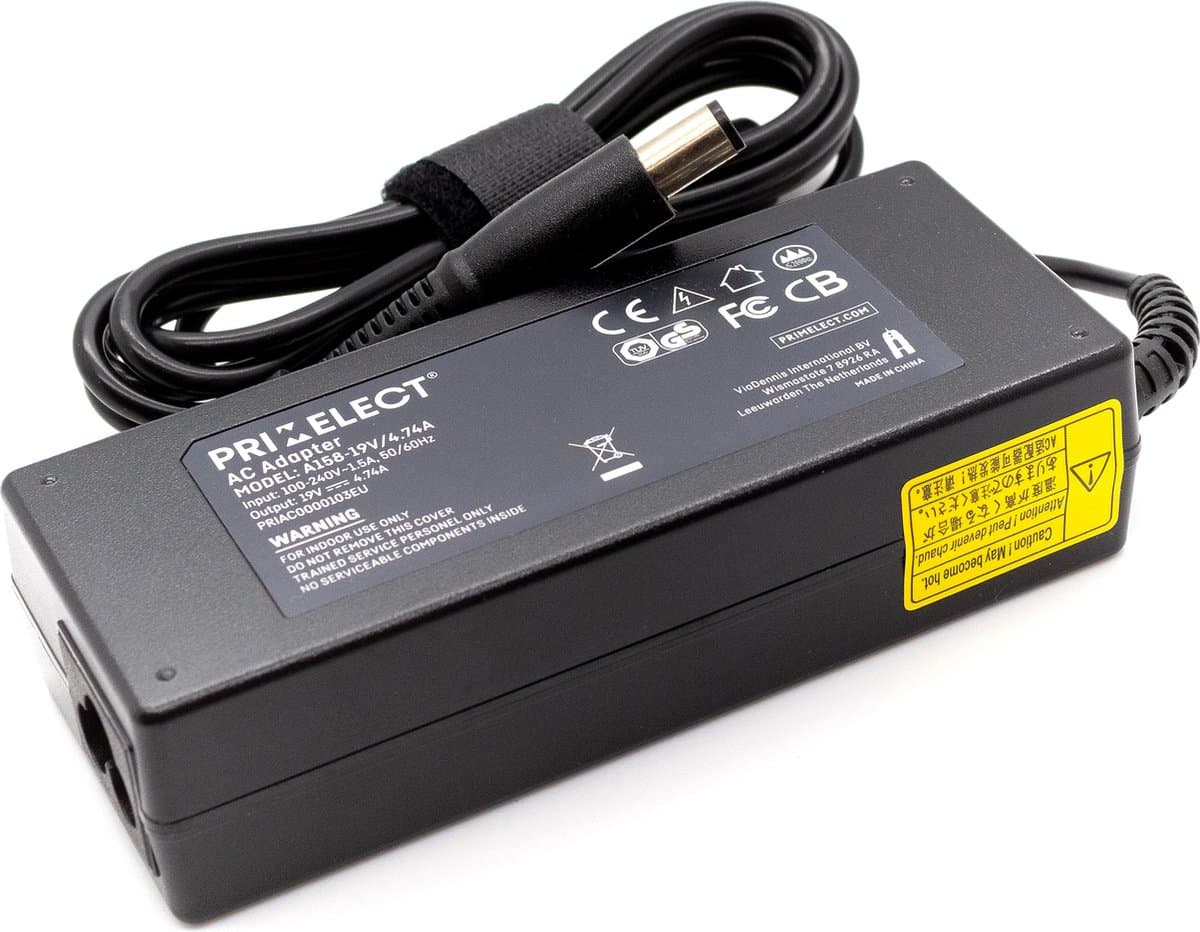 Laptop oplader 90W geschikt voor HP Pavilion Dv7-3300