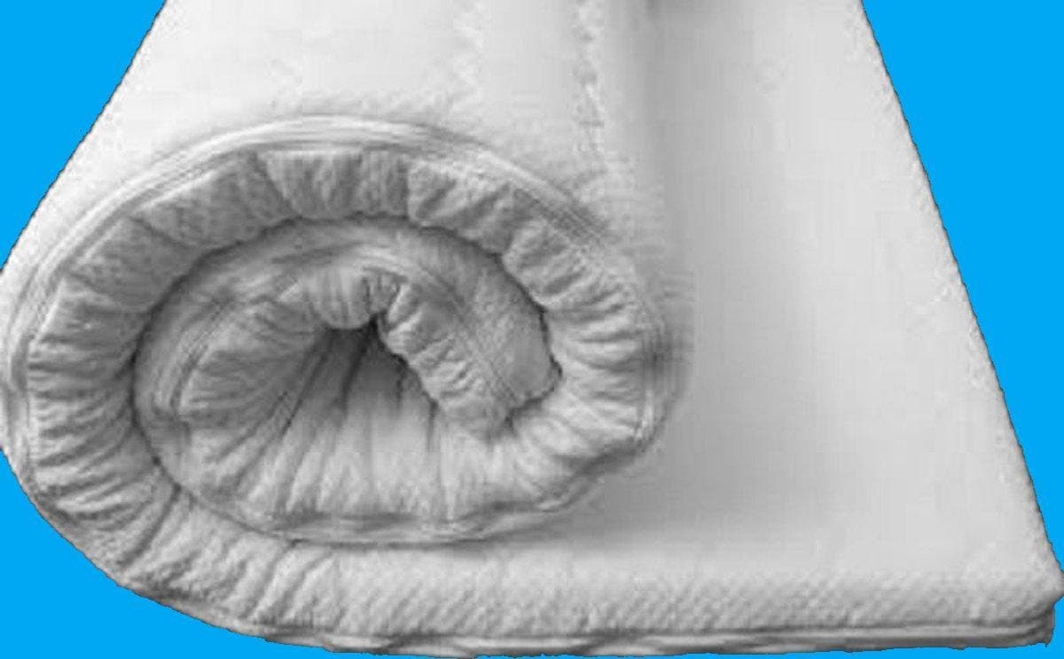 Luxe TopdekMatras - Topper Traagschuim - NASA - VISCO - MEMORY - Foam 180x200x8 cm Bamboe tijk