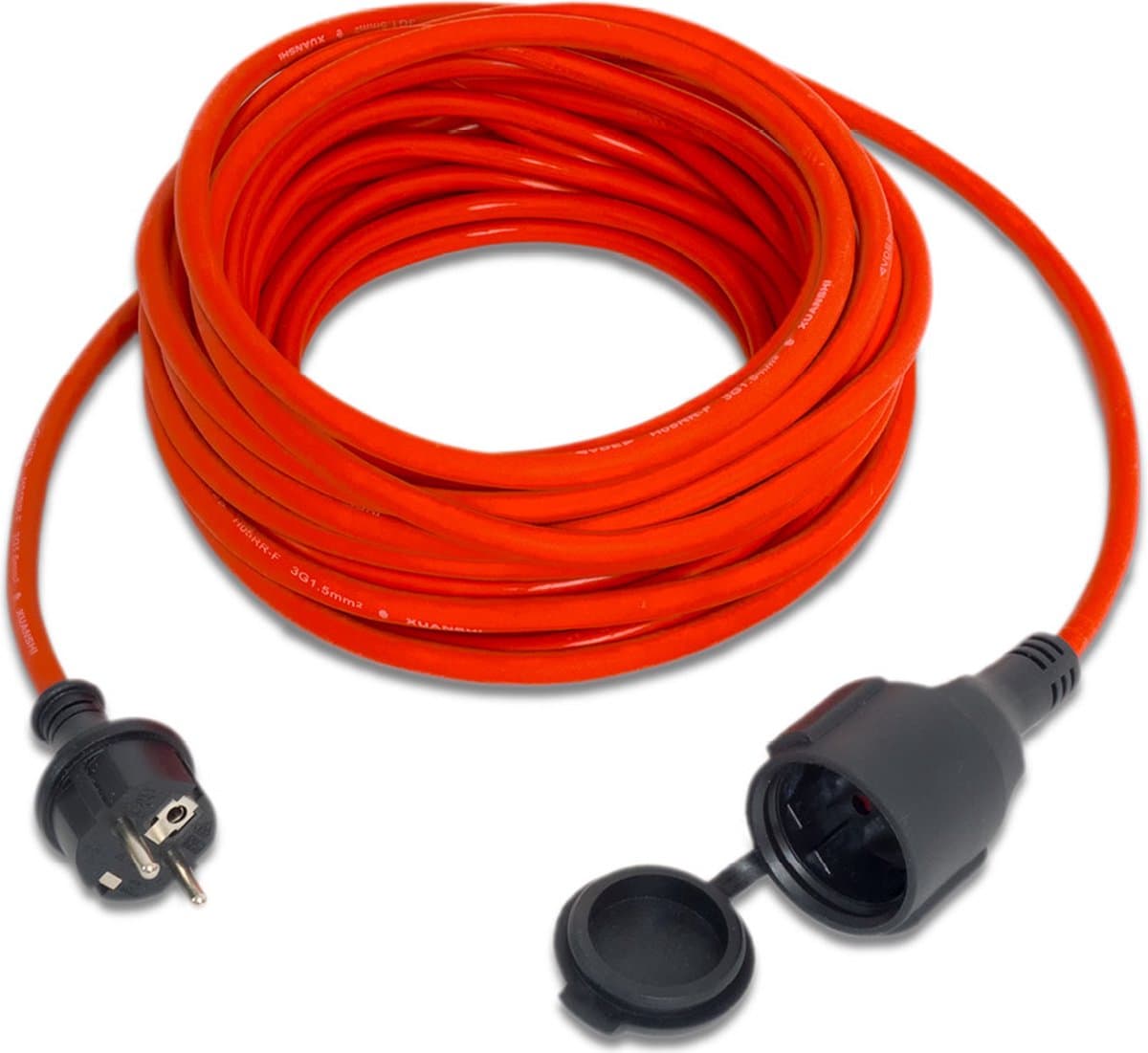 TROTEC Verlengsnoer / Kwaliteits verlengsnoer 15 m / 230 V / 1,5 mm²