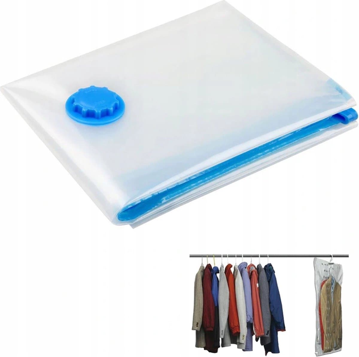 4 Stuks Vacuümzakken 145 x 70 cm - Tegen stof, vocht, schimmels - Perfect voor verhuizen of reizen