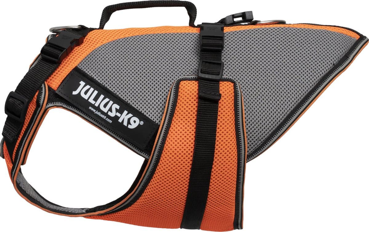 JK9®Multivest – 4in1 multifunctionele hondenjas - maat M - uv oranje