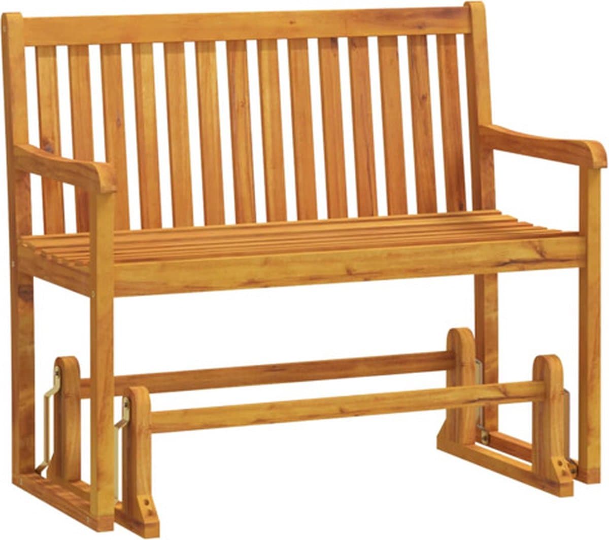 vidaXL - Schommelbank - 110 - cm - massief - acaciahout