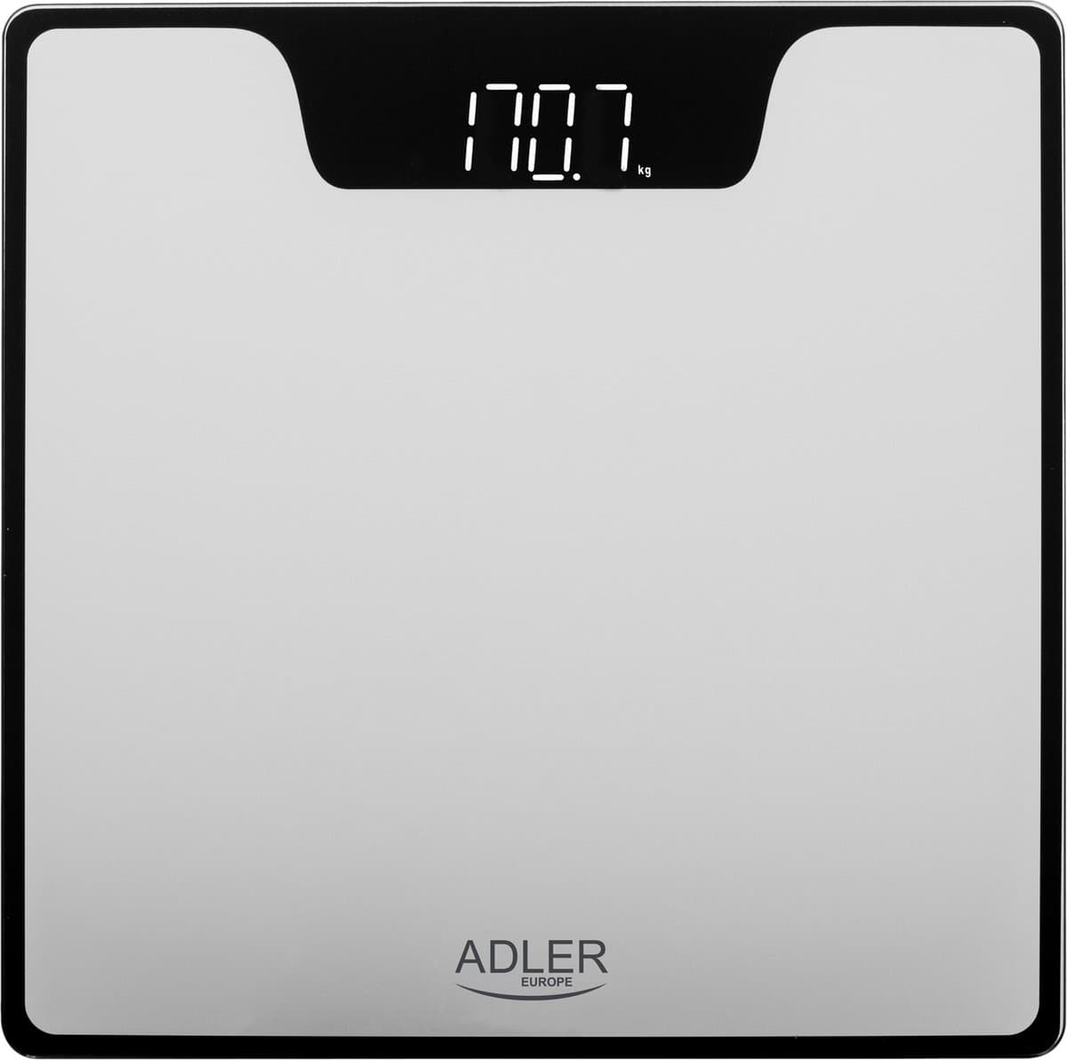 adler AD 8174s - Personenweegschaal - Zilver - met led display