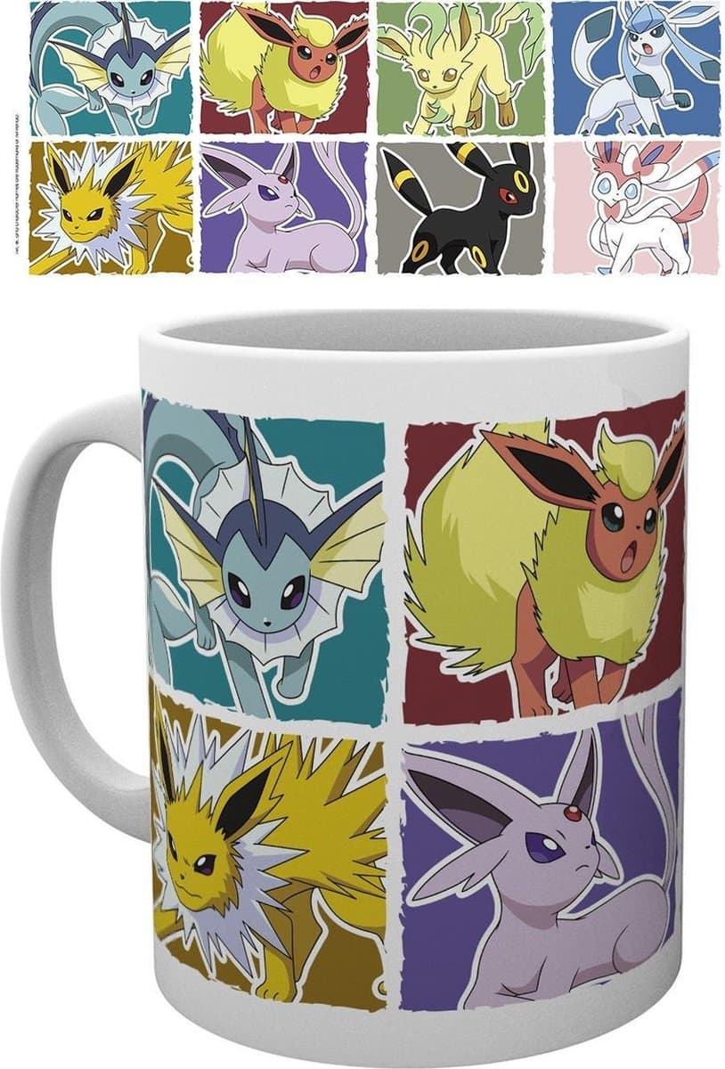 Pokémon Evoli Evolution Unisex Kop - meerkleurig - Standard