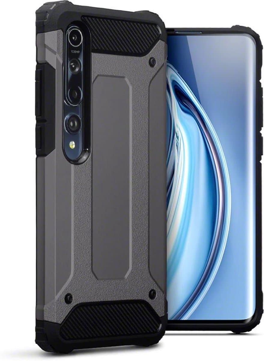Xiaomi Mi 10 Backcase hoesje - CaseBoutique - Effen Grijs - Kunststof