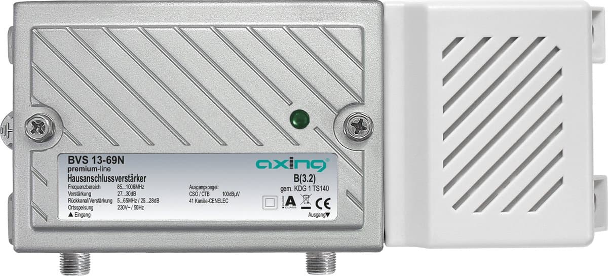 Axing BVS 13-69N Kabeltelevisieversterker 30 dB