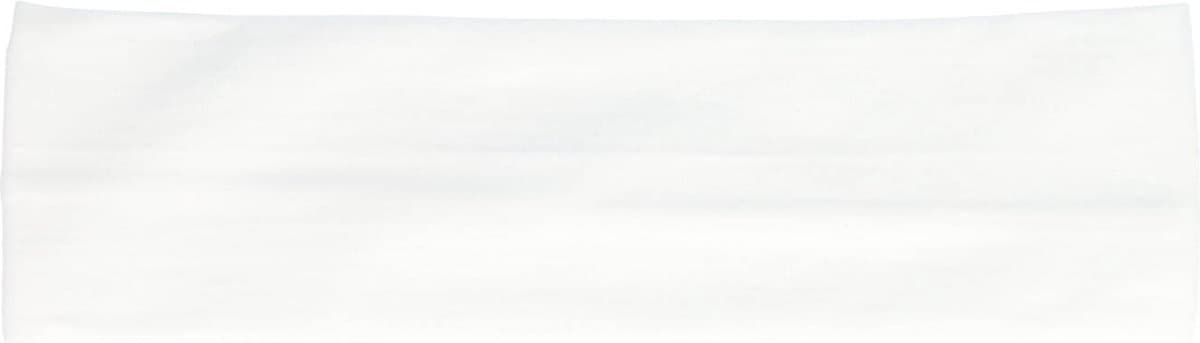 Haarsoires Haarband Stof 6cm - Basic - Nylon - Wit - Comfortabel & Elastisch – Voor Sport of Dagelijks Gebruik