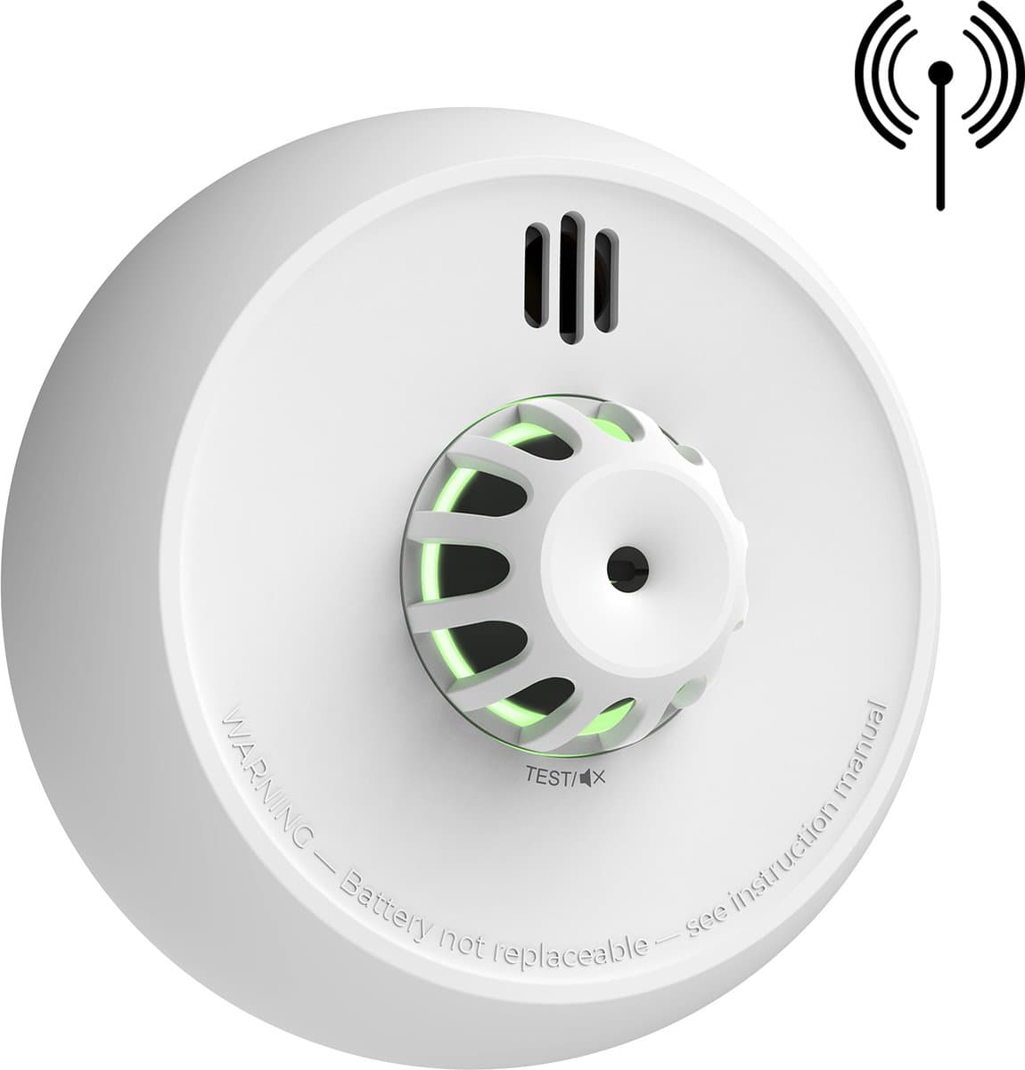 X-Sense XH01-W Draadloos koppelbare hittemelder - 10 jaar batterij - Keukenmelder - Voldoet aan Europese norm - Brandalarm - Warmtemelder