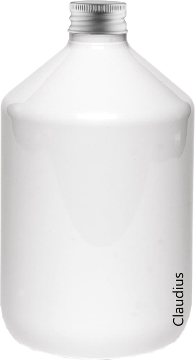 Lege Plastic Fles Apothekersfles 500 ml PET - Wit - met aluminium dop - set van 10 stuks - navulbaar - leeg
