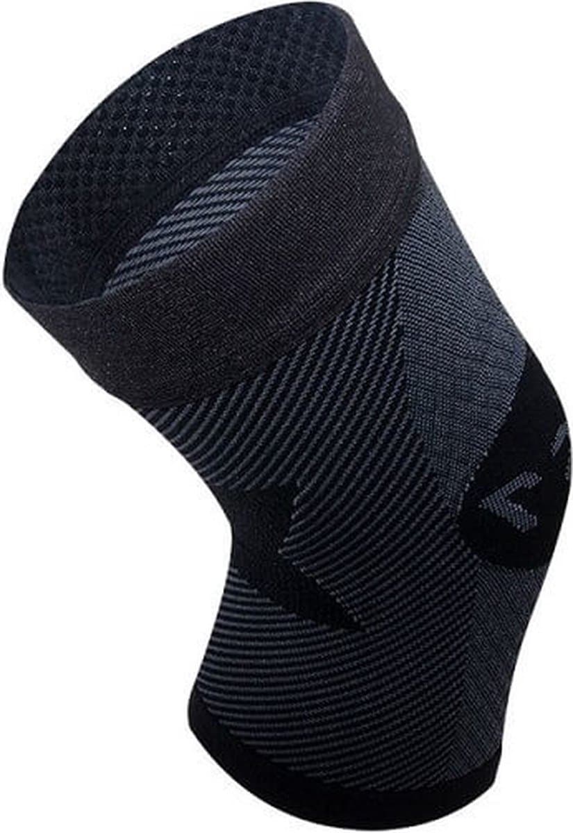 OS1st KS7 kniebandage maat M – zwart – jumpers knee – runners knee – artritis – patella tendinitis – pijnlijke knie – gezwollen knie – vermindert zwelling – verlicht kniepijn - compressie