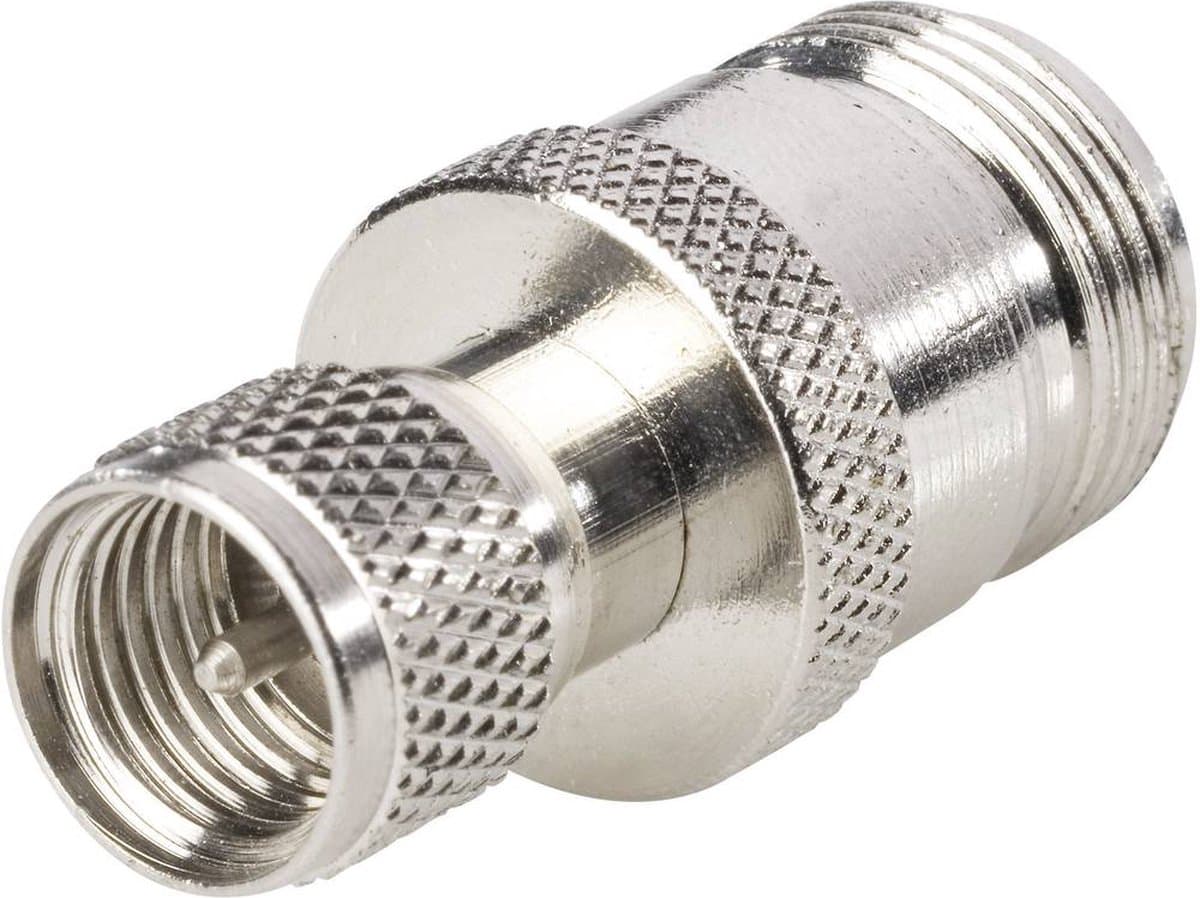BKL Electronic 0407012 0407012 Mini-FM-adapter Mini-UHF-stekker - N-bus 1 stuk(s)