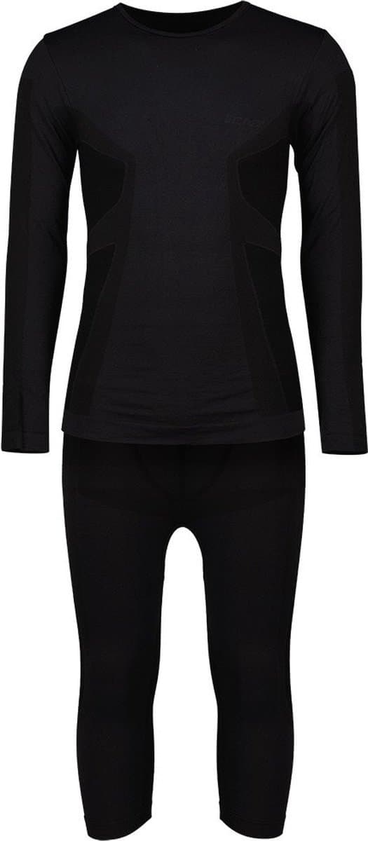 Lenz Merino Basislaag Set Zwart L-XL Man