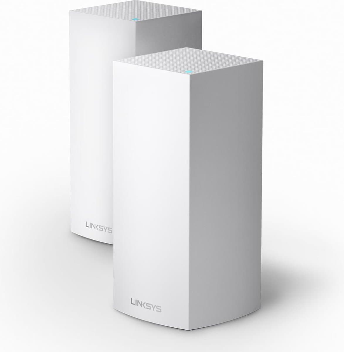 Linksys Velop MX10600 - Mesh WiFi - Wifi 6 - 5300 Mbps - Tri-Band - 2-Pack - Wit