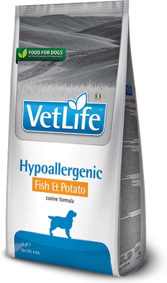 Farmina Vet Life hypoallergene receptuur met vis en aardappel 2 kg