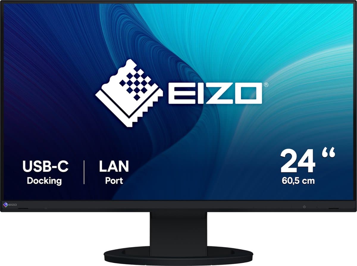 EIZO FlexScan EV2490-BK computer monitor 60,5 cm (23.8) 1920 x 1080 Pixels Full HD LED Zwart
