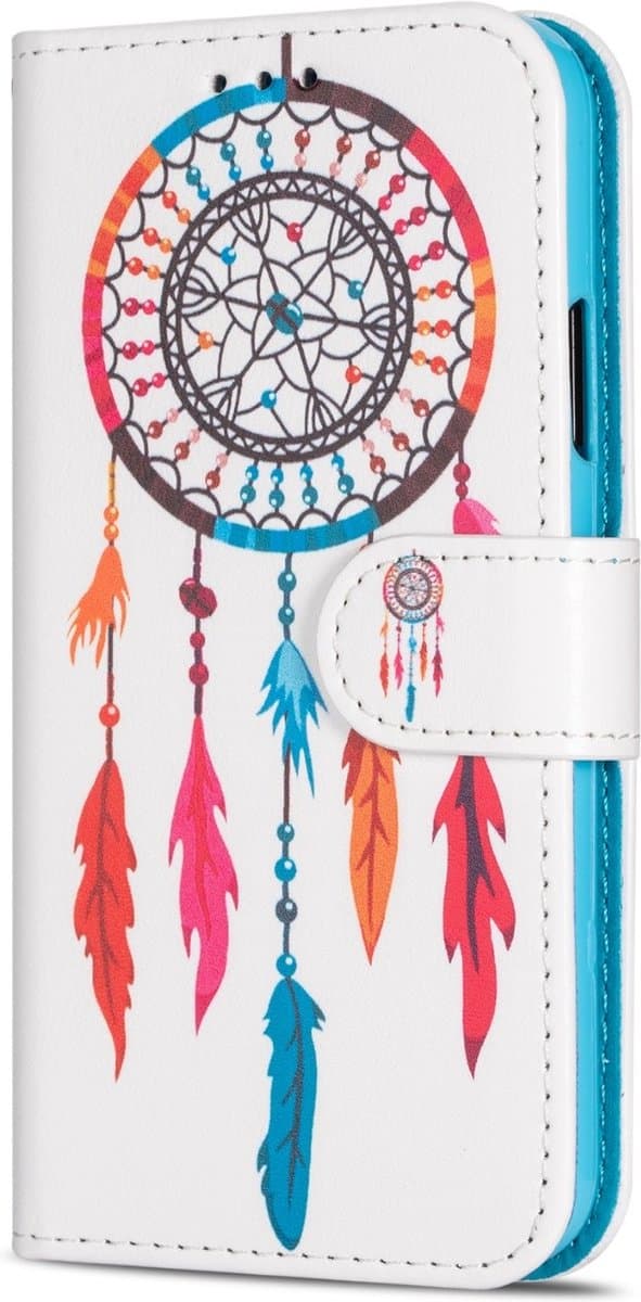 Hoesje Geschikt voor Samsung Galaxy S22 Ultra hoesje/Book case/Portemonnee Book case kaarthouder en magneetflipje/Print (1)