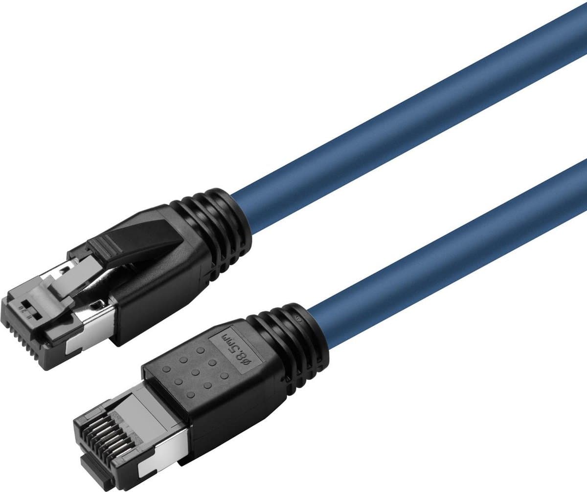 Microconnect MC-SFTP8075B netwerkkabel Blauw 7,5 m Cat8.1 S/FTP (S-STP)
