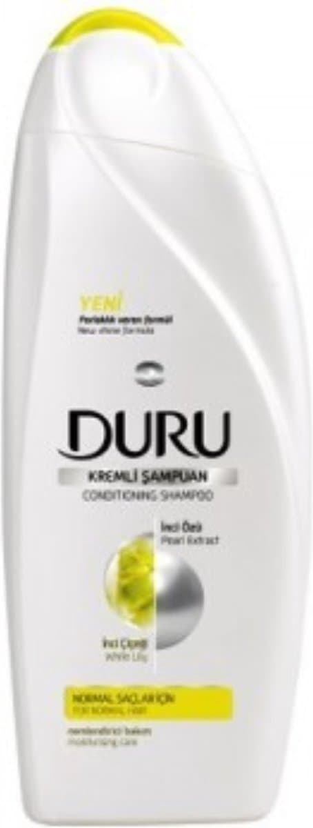 Duru Witte Lelie Conditioning Shampoo - 600 ml - 2-in-1 Shampoo & Conditioner - Voor Alle Haartypen - Extract van Witte Lelie