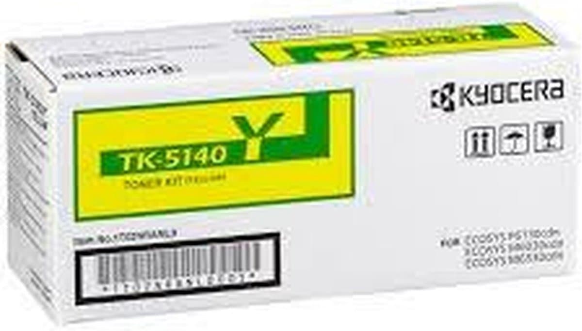 Kyocera - TK-5140Y - Tonercartridge - 1 stuk - Origineel - Geel