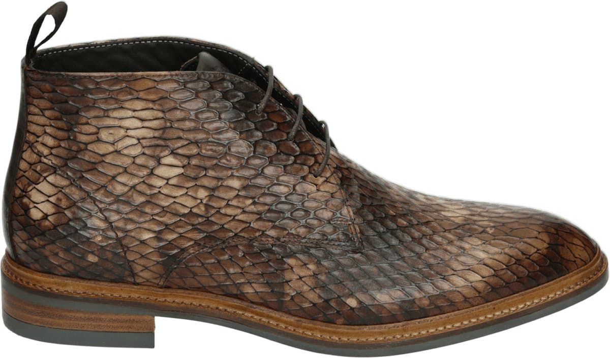 giorgio - HE85812 - Nette herenschoenenBusiness half-hoog - Kleur: Bruin - Maat: 42