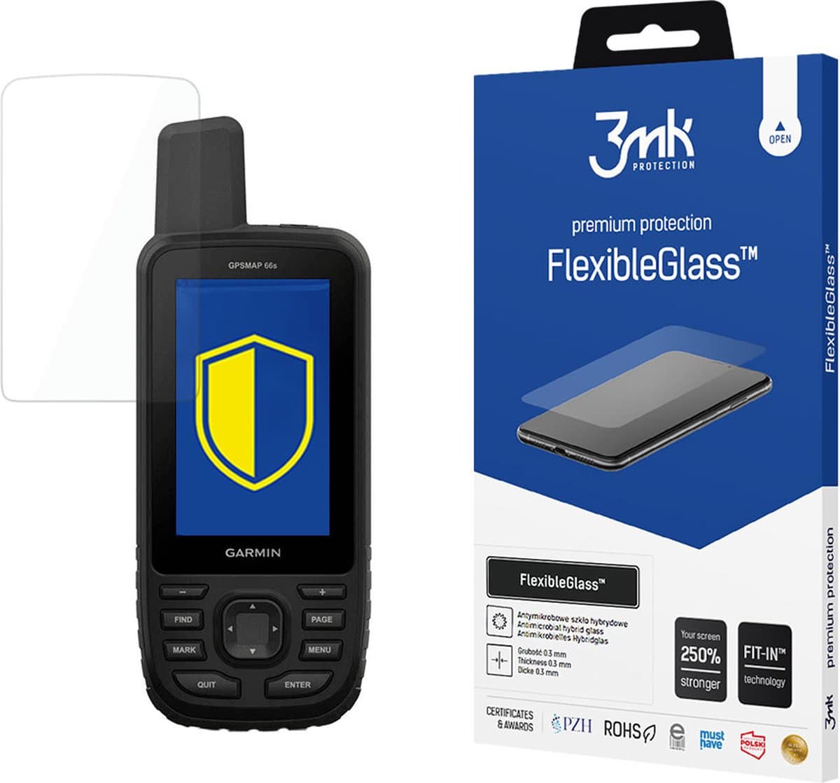 Garmin GPSMap 66S - 3mk FlexibleGlass