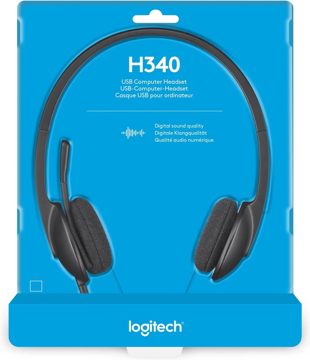 Logitech Headset H340 Bedraad