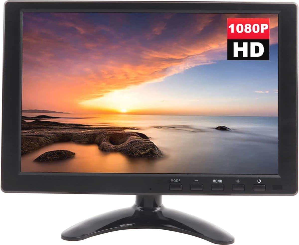 10,1-inch draagbare HDMI-monitor met FHD-scherm en dubbele luidsprekers