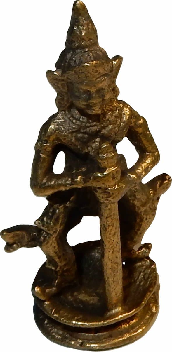 Brons Miniatuur Thaise Tempelbewaker